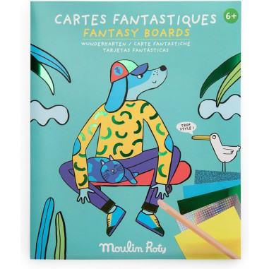 Cartes fantastiques Les Loufoques - Loisir créatif - Moulin Roty