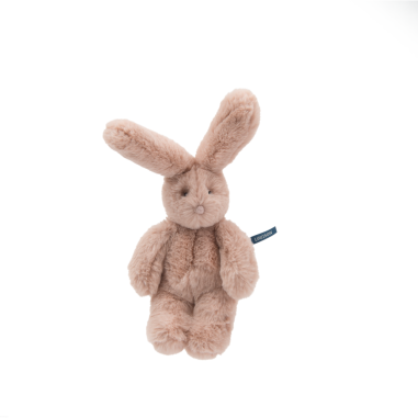 Peluche petit Lapin rose - Moulin Roty