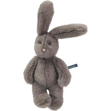 Peluche petit lapin gris Arthur et Louison - Naissance - Moulin Roty