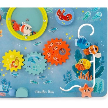 Panneau d'activités Les aventures de Paulie - Moulin Roty