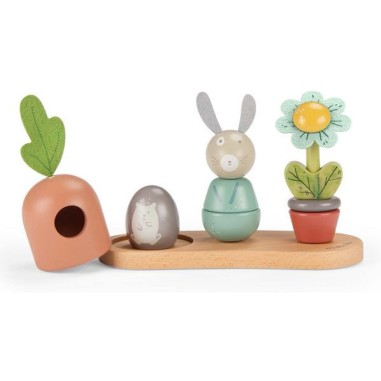 Empilable multi-activités Trois petits lapins - Moulin Roty
