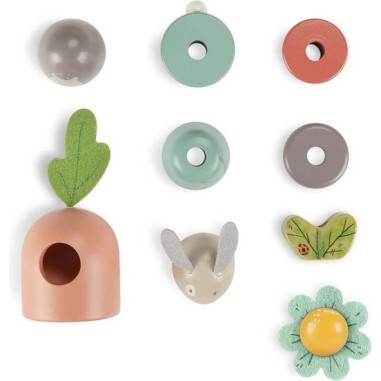 Empilable multi-activités Trois petits lapins - Moulin Roty