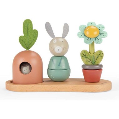 Empilable multi-activités Trois petits lapins - Moulin Roty