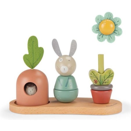 Empilable multi-activités Trois petits lapins - Moulin Roty