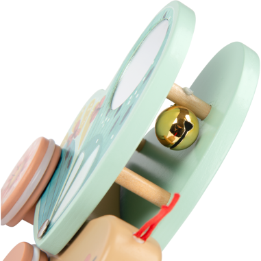 Papillon à tirer Trois petits lapins - Jouet en bois - Moulin Roty