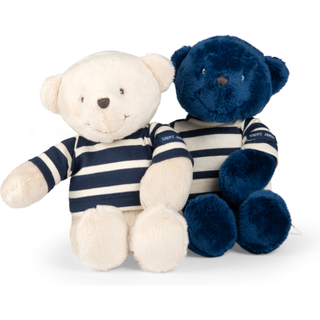 Ours marine - 30 cm Saint James x Les p'tits doudous de l'hôpital - Moulin Roty
