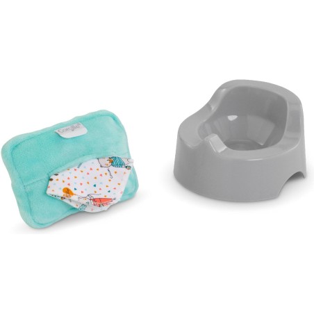 Pot et lingette pour poupée 30 cm - Corolle
