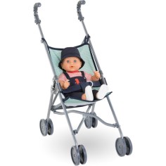 Poussette canne bleue - Corolle 2