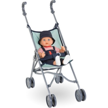 Poussette canne bleue - Corolle
