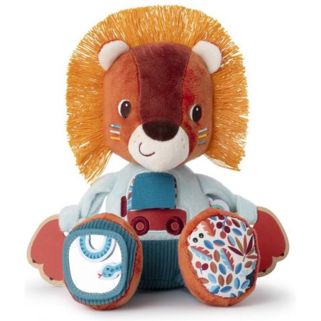 Peluche Jack lion multi-activités - Jouet d'éveil - Lilliputiens