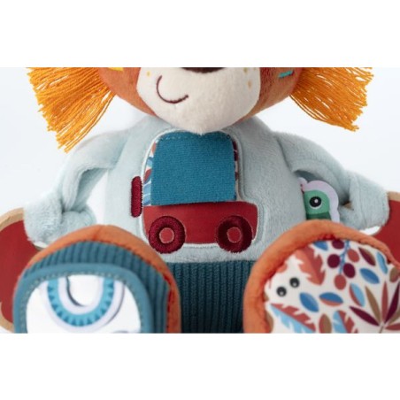 Peluche Jack lion multi-activités - Jouet d'éveil - Lilliputiens