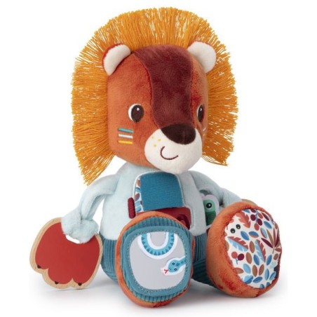 Peluche Jack lion multi-activités - Jouet d'éveil - Lilliputiens