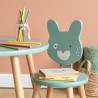 Chaise sauge - Trois petits lapins - Moulin Roty