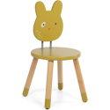 Chaise ocre - Trois petits lapins - Trois petits lapins - Moulin Roty