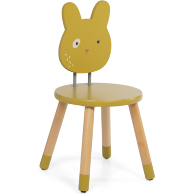 Chaise ocre - Trois petits lapins - Trois petits lapins - Moulin Roty