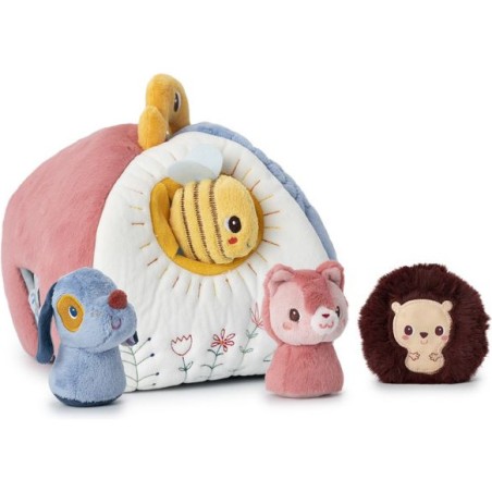 Maison Jules et 4 hochets cachés - Jouet d'éveil - Lilliputiens