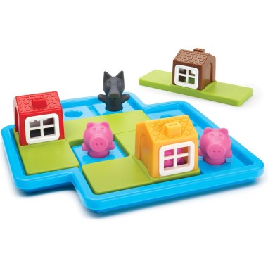 Trois Petits Cochons Deluxe - Jeu de société - Smart Games - Smartgames