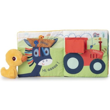 Livre d'activités Gaspard à la ferme - Livre d'éveil - Lilliputiens