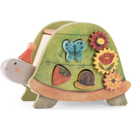 Tortue d'activités - Trois petits lapins - Moulin Roty