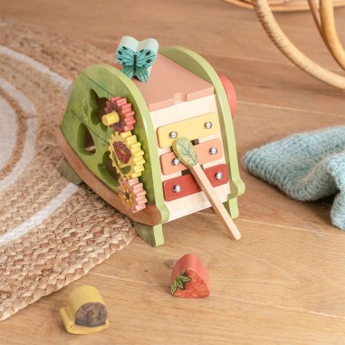 Tortue d'activités - Trois petits lapins - Moulin Roty