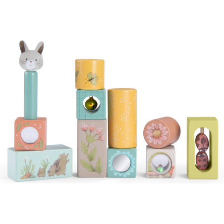 Cubes d'activités - Trois petits lapins - Moulin Roty