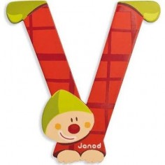 Lettre Bois Clown V