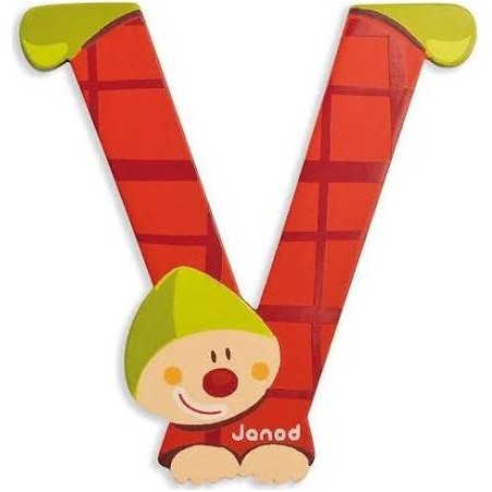 Lettre Bois Clown V