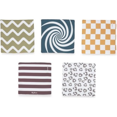 Cartes d'éveil sensoriel pour bébé - Cartes visuelles en tissu, - Kaloo