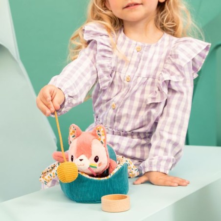 Peluche sonore chat et accessoires, pour bébé dès 12 mois - J'explore - 12 à 24 mois - Lilliputiens