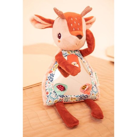 Miroir peluche pour bébé Stella le fan, jouet magnétique - Je découvre - 0 à 12 mois - Lilliputiens
