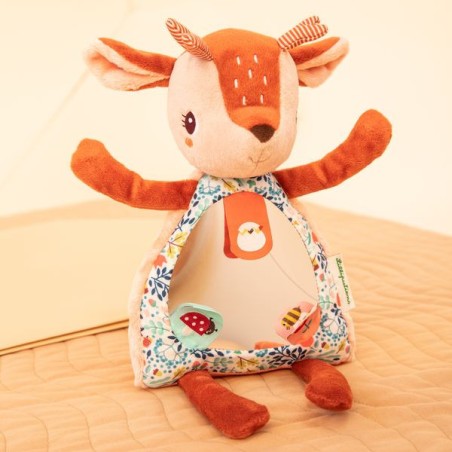 Miroir peluche pour bébé Stella le fan, jouet magnétique - Je découvre - 0 à 12 mois - Lilliputiens