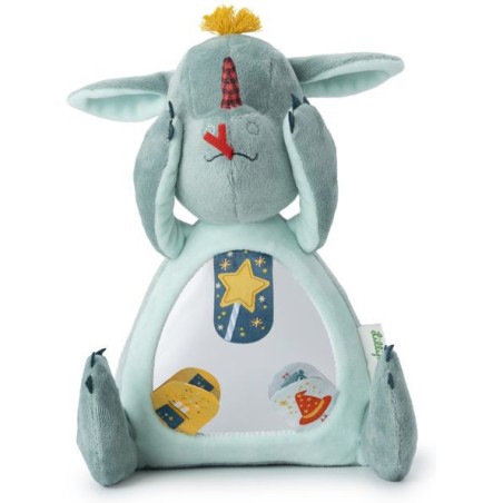 Miroir peluche pour bébé Joe le dragon, jouet magnétique - Je découvre - 0 à 12 mois - Lilliputiens