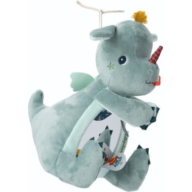 Miroir peluche pour bébé Joe le dragon, jouet magnétique - Je découvre - 0 à 12 mois - Lilliputiens