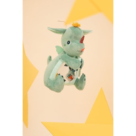 Miroir peluche pour bébé Joe le dragon, jouet magnétique - Je découvre - 0 à 12 mois - Lilliputiens