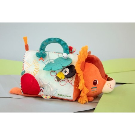 Triangle multiactivités Jack le lion, pour bébé 6 mois - Je découvre - 0 à 12 mois - Lilliputiens