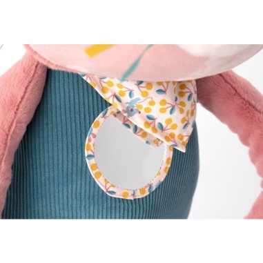 Grande peluche rose Jeanne le chat pour bébé, 87 cm - Je découvre - 0 à 12 mois - Lilliputiens