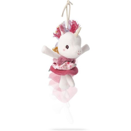 Hochet vibrant rose Lena la licorne, pour bébé 6 mois - Je découvre - 0 à 12 mois - Lilliputiens