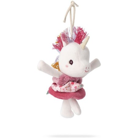 Hochet vibrant rose Lena la licorne, pour bébé 6 mois - Je découvre - 0 à 12 mois - Lilliputiens