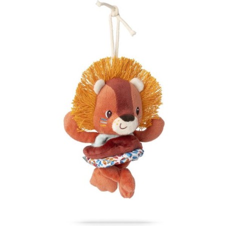 Hochet vibrant orange Jack le lion, pour bébé 6 mois - Je découvre - 0 à 12 mois - Lilliputiens