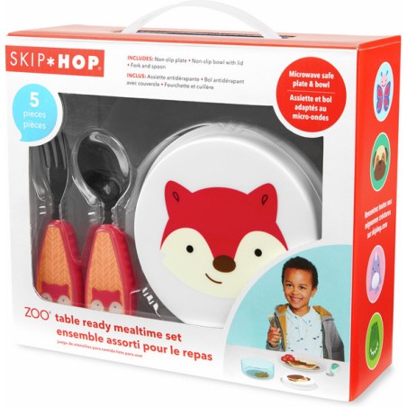 Set pour repas métalique - Renard - Skip Hop
