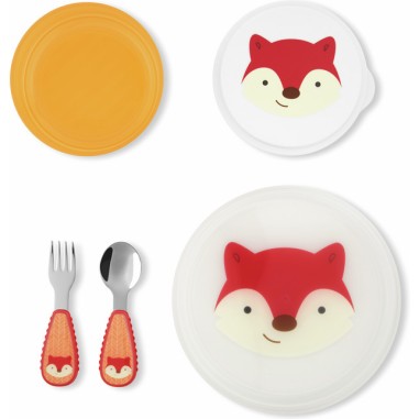 Set pour repas métalique - Renard - Skip Hop