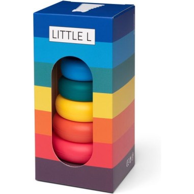 Tour empilable chat Arc-ciel - Jouet d'éveil - Little L