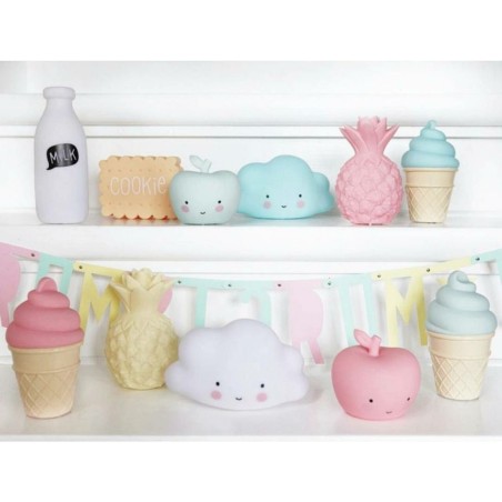 Veilleuse nuage blanc - décoration - A Little Lovely Company