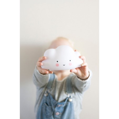 Veilleuse nuage blanc - décoration - A Little Lovely Company