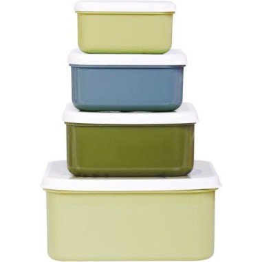 4 boites à goûter Dinosaures - Lunch box - A Little Lovely Company