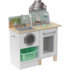 Cuisine enfant en bois et buanderie Whisk & Wash - Kidkraft