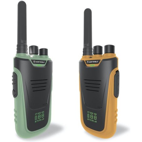 Kidytalk Paire de Talkie Walkie vert-orange - Nespart - K Talkie Walkie Vert