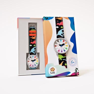 Nombres Dino - : La montre pédagogique qui apprend l'heure à vos enfants - Twistiti