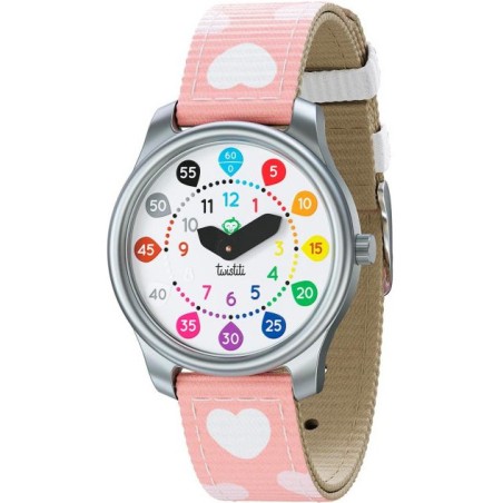Nombres Coeurs - : La montre pédagogique qui apprend l'heure à vos enfants - Twistiti