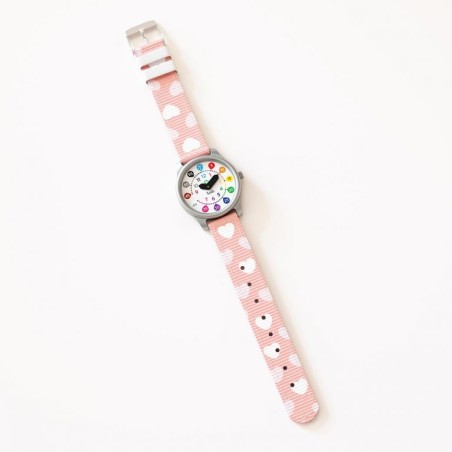 Nombres Coeurs - : La montre pédagogique qui apprend l'heure à vos enfants - Twistiti